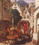 Moritz von Schwind Honeymoon china oil painting reproduction